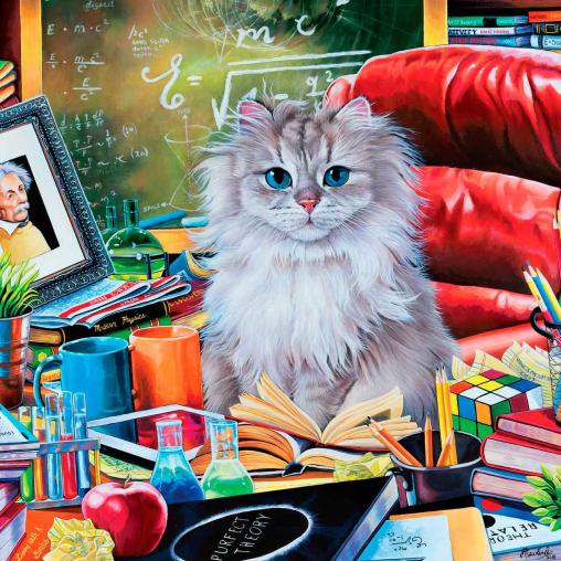 Puzzle MasterPieces El Gato de Einstein de 1000 Piezas