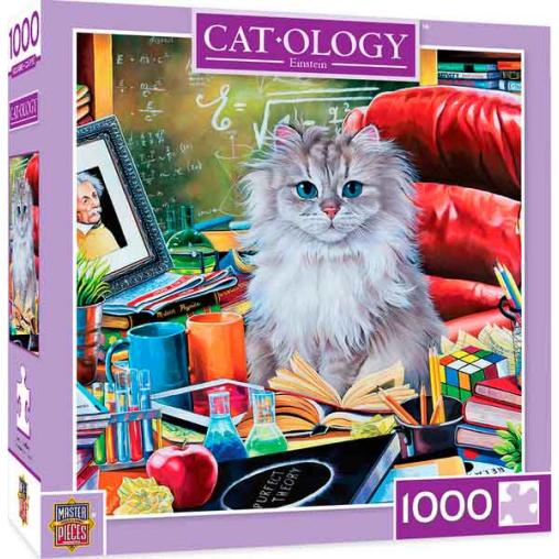 Puzzle MasterPieces El Gato de Einstein de 1000 Piezas