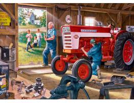 Puzzle MasterPieces El Tractor Rojo de 1000 Piezas