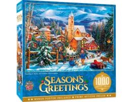 Puzzle MasterPieces En Trineo a Casa de 1000 Piezas