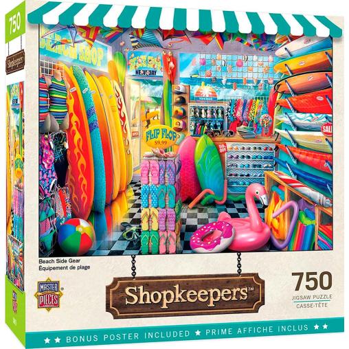 Puzzle MasterPieces Equipos de Playa de 750 Piezas