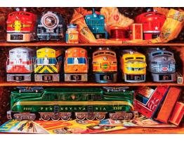 Puzzle MasterPieces Estantes Llenos de Trenes de 2000 Piezas