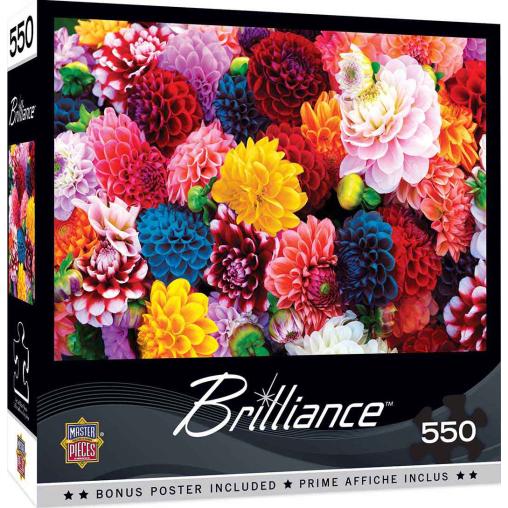 Puzzle MasterPieces Flores Hermosas de 550 Piezas