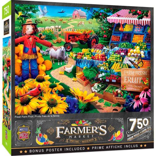 Puzzle MasterPieces Fruta Fresca de Granja de 750 Piezas