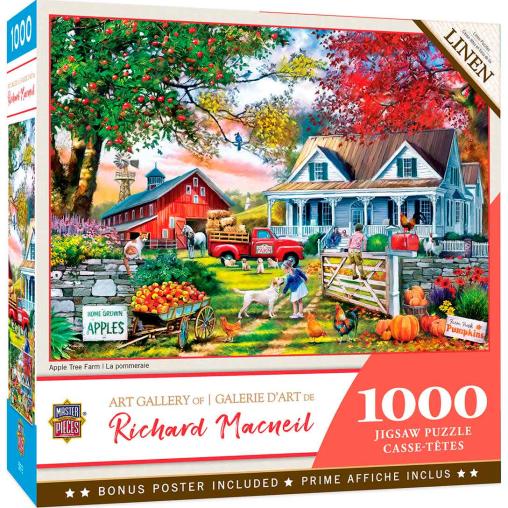 Puzzle MasterPieces Granja de Manzanos de 1000 Piezas