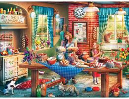 Puzzle MasterPieces Haciendo Pan de 550 Piezas