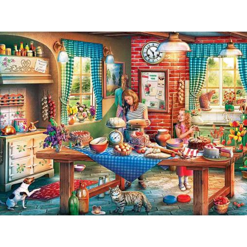 Puzzle MasterPieces Haciendo Pan de 550 Piezas