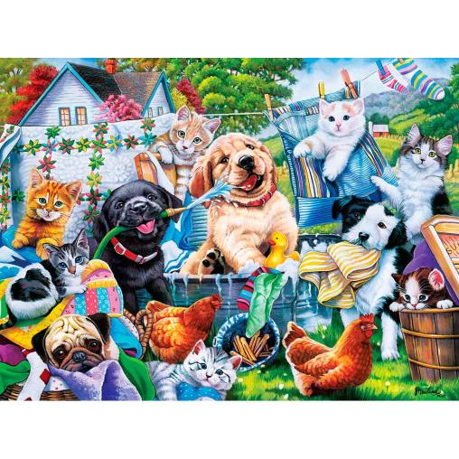 Puzzle MasterPieces Hora del Baño XXL de 300 Piezas