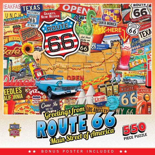 Puzzle MasterPieces La Ruta 66 de 550 Piezas