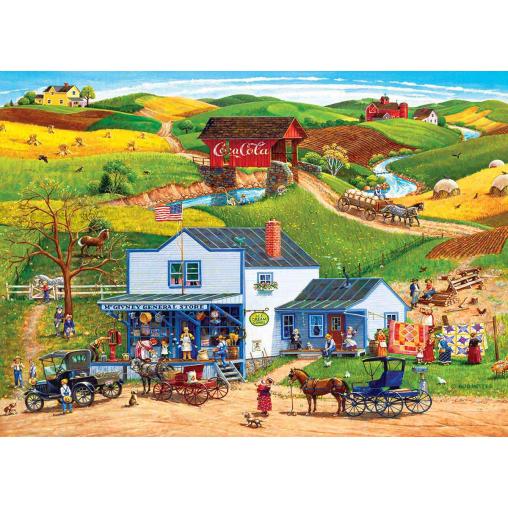 Puzzle MasterPieces La Tienda de los McGiverny de 1000 Piezas