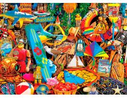 Puzzle MasterPieces Mercadillo de Beach Time de 1000 Piezas