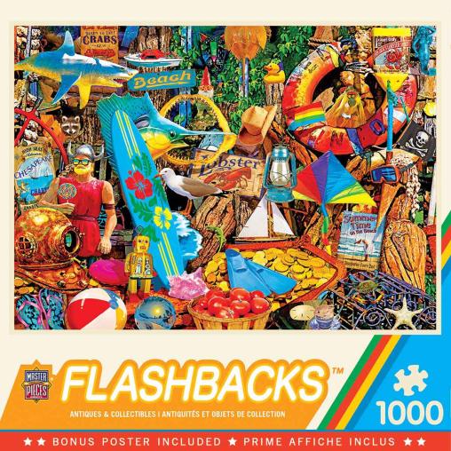 Puzzle MasterPieces Mercadillo de Beach Time de 1000 Piezas