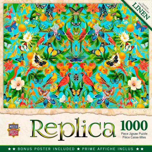 Puzzle MasterPieces Pájaros, Naranjas y Mariposas de 1000 Pieza