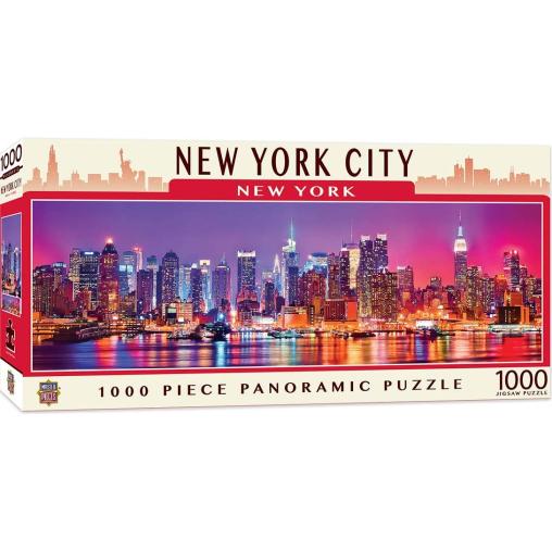 Puzzle MasterPieces Panorámico Nueva York de 1000 Piezas