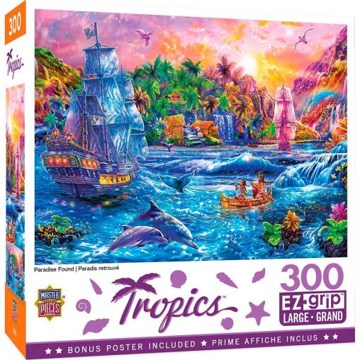 Puzzle MasterPieces Paraíso Encontrado XXL de 300 Piezas