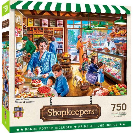 Puzzle MasterPieces Pasteles y Golosinas de 750 Piezas