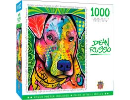 Puzzle MasterPieces Perros, Siempre Observando de 1000 Piezas