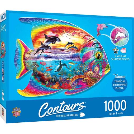 Puzzle MasterPieces Pez Tropical de 1000 Piezas