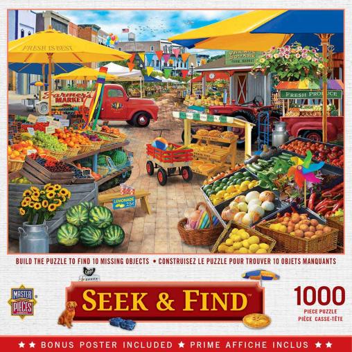 Puzzle MasterPieces Plaza del Mercado de 1000 Piezas