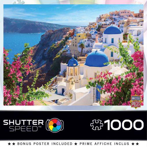 Puzzle MasterPieces Primavera en Santorini de 1000 Piezas