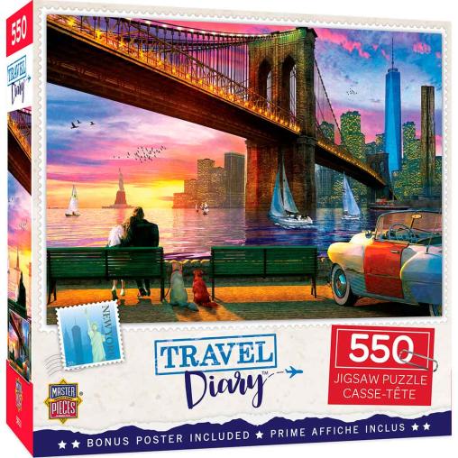 Puzzle MasterPieces Romance en Nueva York de 550 Piezas