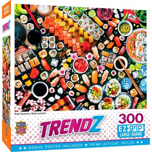 Puzzle MasterPieces Sorpresa de Sushi XXL de 300 Piezas