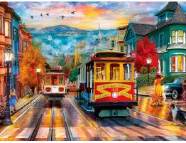 Puzzle MasterPieces Subiendo a San Francisco de 550 Piezas