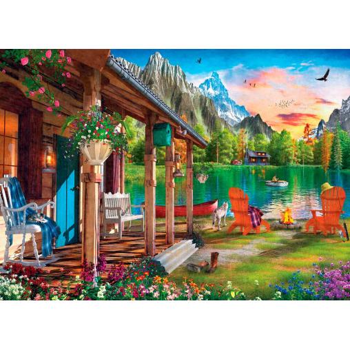 Puzzle MasterPieces Tarde en el lago de 1000 Piezas