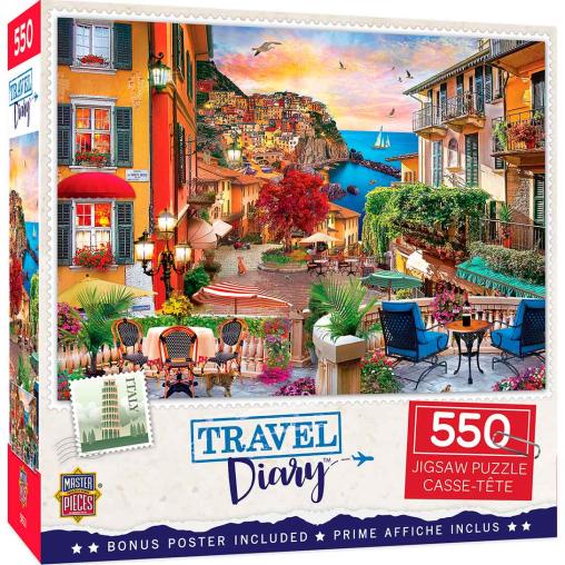 Puzzle MasterPieces Tarde Italiana de 550 Piezas