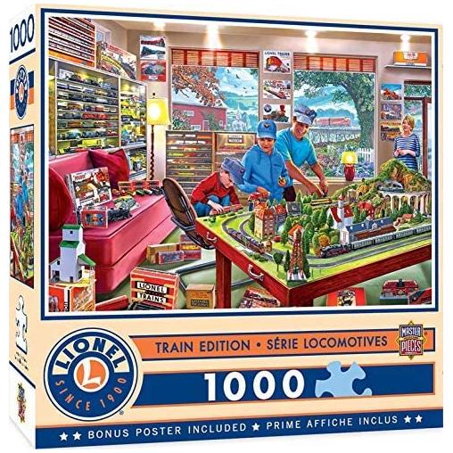 Puzzle MasterPieces Trenes Lionel de 1000 Piezas