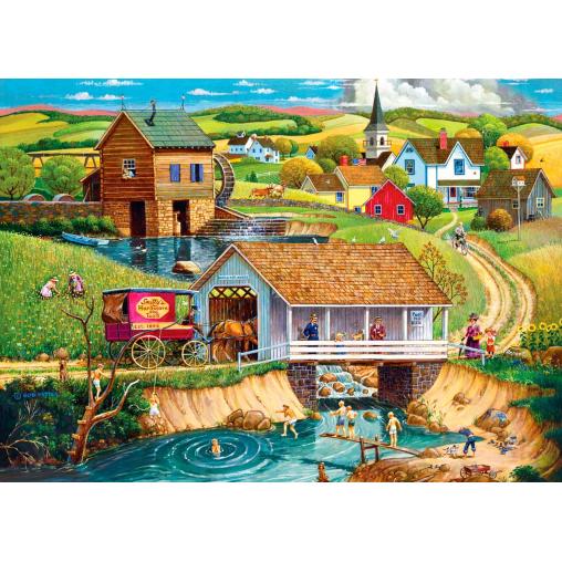 Puzzle MasterPieces Último Baño del Verano de 1000 Piezas