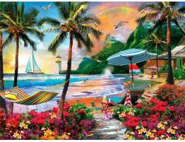 Puzzle MasterPieces Vida en Hawaii de 550 Piezas