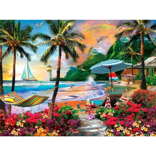 Puzzle MasterPieces Vida en Hawaii de 550 Piezas