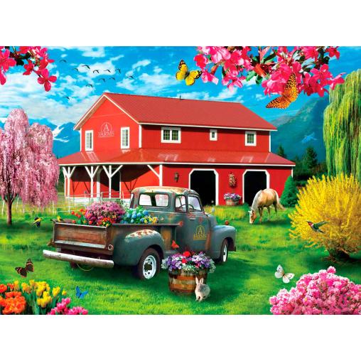 Puzzle MasterPieces Vida en la Granja de 750 Piezas