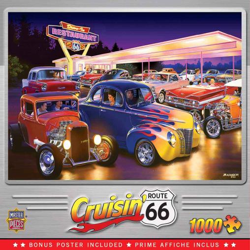 Puzzle MasterPieces Viernes por la Noche en Hot Rods de 1000 Pi