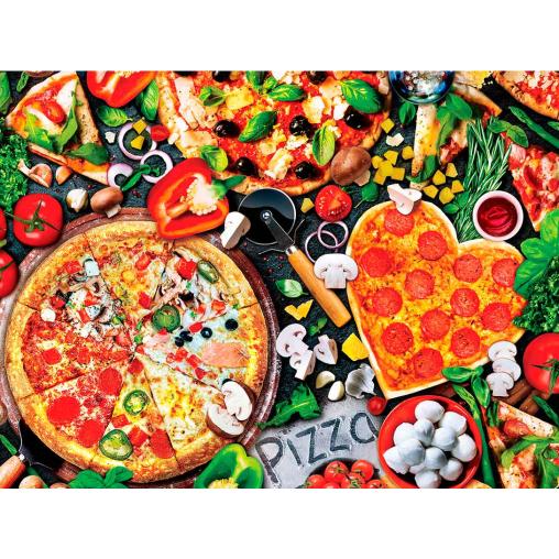 Puzzle MasterPieces Viva La Pizza XXL de 300 Piezas