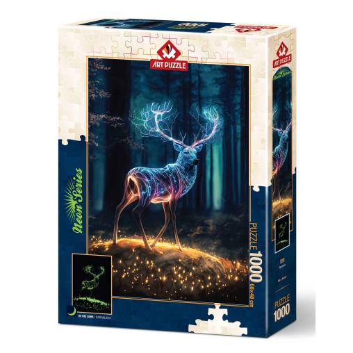 Puzzle Neón Art Puzzle Patronus de 1000 Piezas