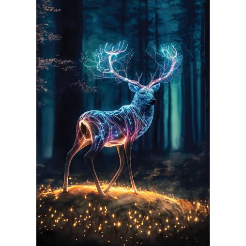 Puzzle Neón Art Puzzle Patronus de 1000 Piezas