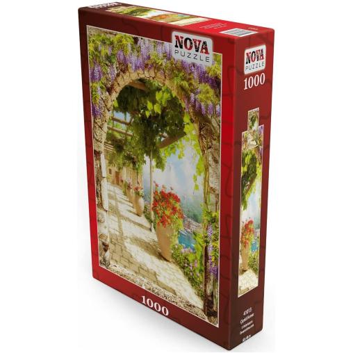 Puzzle Nova Arco de Flores de 1000 Piezas