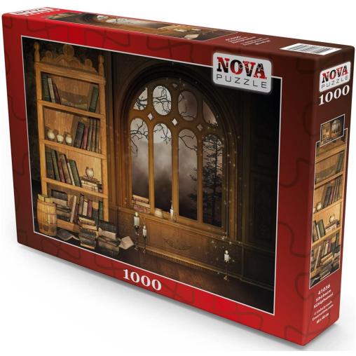 Puzzle Nova Biblioteca del Hechicero de 1000 Piezas