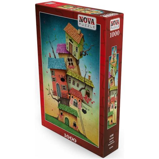 Puzzle Nova Casas Fantásticas de 1000 Piezas