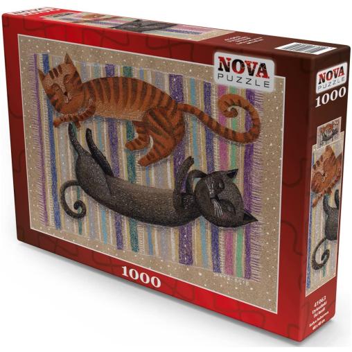 Puzzle Nova Dos Gatos de 1000 Piezas