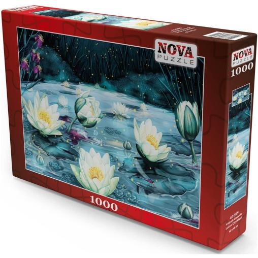 Puzzle Nova Flores de Loto de 1000 Piezas