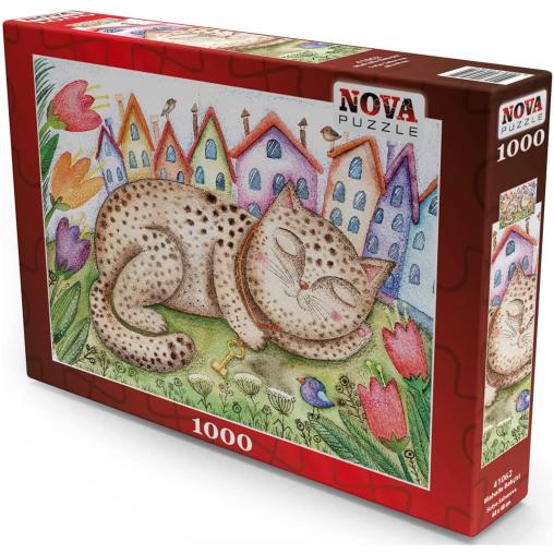 Puzzle Nova Gato del Vecindario de 1000 Piezas