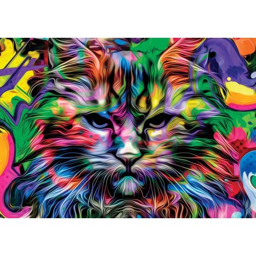 Puzzle Nova Gato Enojado de 1000 Piezas