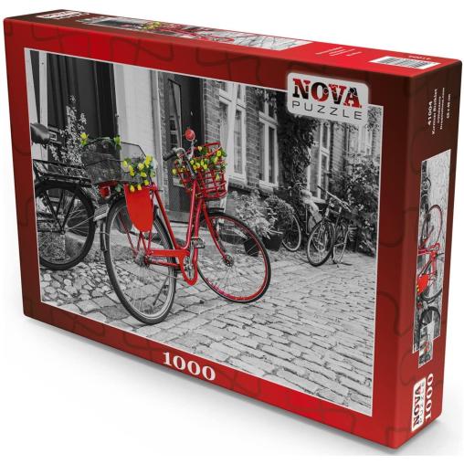 Puzzle Nova La Bicicleta Roja de 1000 Piezas