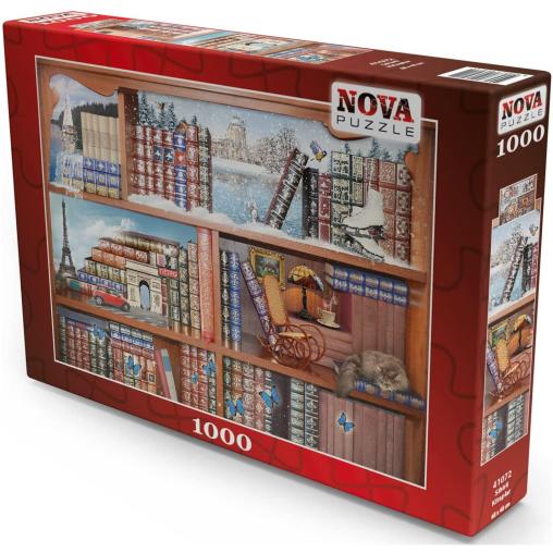 Puzzle Nova Libros Mágicos de 1000 Piezas