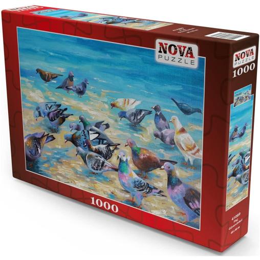 Puzzle Nova Palomas de Playa de 1000 Piezas