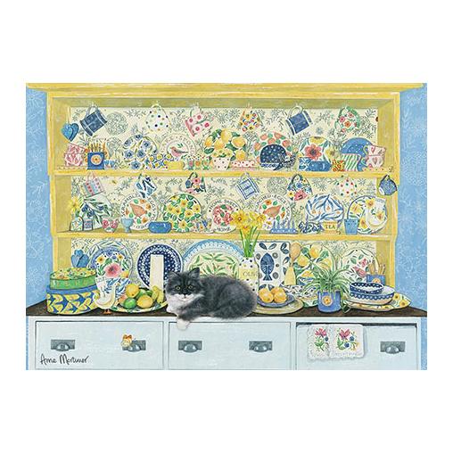 Puzzle Otter House El Aparador y El Gato de 1000 Piezas