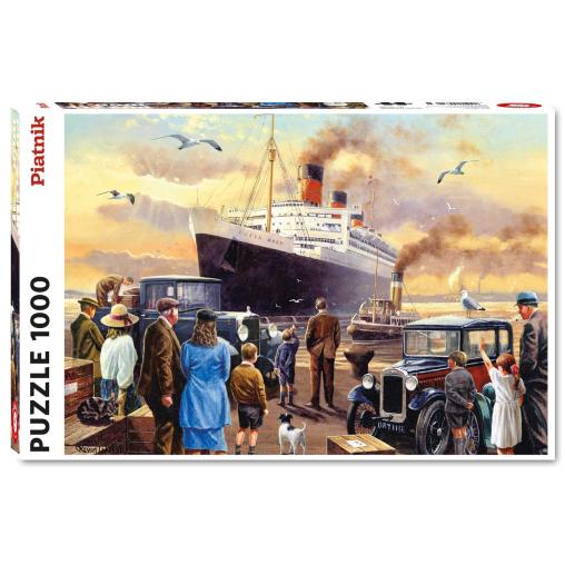 Puzzle Piatnik Navegando en el Queen Mary de 1000 Piezas